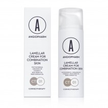 Ламеллярный крем для комбинированной кожи Lamellar cream for combination skin ANGIOPHARM, 50 мл
