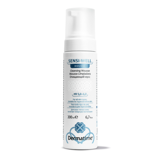 Очищающий мусс Дерматайм SENSI-WELL Cleansing Mousse Dermatime,  200 мл