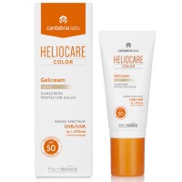 Гель - крем тональный солнцезащитный HELIOCARE GelCream Light SPF-50 Cantabria Labs, 50 мл