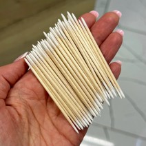 Микробраши деревянные двухсторонние 100 шт