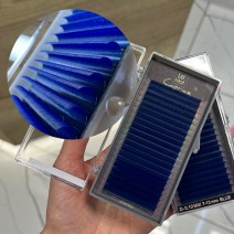 Ресницы D 0.10 Le Mat Синие Blue Миксы (7-13 мм)