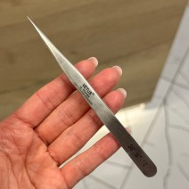 Пинцет для ресниц прямой Vetus ST-12