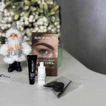 Набор для домашнего окрашивания BRONSUN, цвет коричневый №6