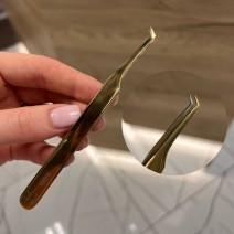 Пинцет профессиональный Le Mat "Expert" Narcisse L 65-5