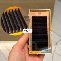 Ресницы L 0.10 Le Mat коричневые Tiramisu Le Mat "Bronze" поразмерные