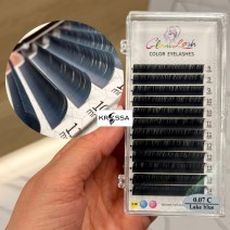Ресницы Серо-синие С 0.07, миксы