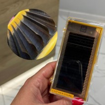 Ресницы С 0.07 коричневые Truffle Le Mat "Bronze" Миксы (8-15 мм)