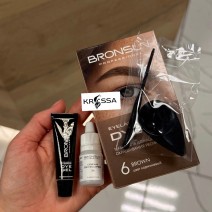 Набор для домашнего окрашивания BRONSUN, цвет коричневый №6