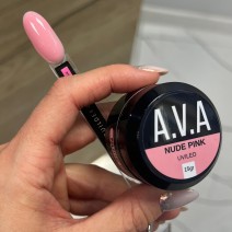 Гель для наращивания моделирующий A.V.A Nude pink 15 г