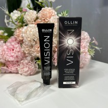 Краска для бровей и ресниц черная Vision OLLIN Professional, 20 мл.