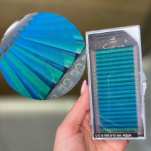 Ресницы С 0.10 Le Mat Голубые Aqua Миксы (8-15 мм)