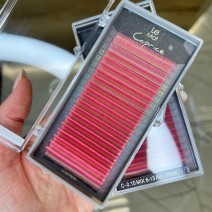 Ресницы С 0.10 Le Mat Розовые Pink Миксы (6-13 мм)
