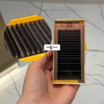 Ресницы M 0.10 коричневые Tiramisu Le Mat "Bronze" Миксы (6-13 мм)