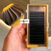 Ресницы L 0.07 коричневые Tiramisu Le Mat "Bronze" Миксы (6-13 мм)