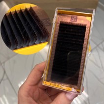 Ресницы С 0.10 Le Mat коричневые Dark chocolate Le Mat "Bronze" поразмерные