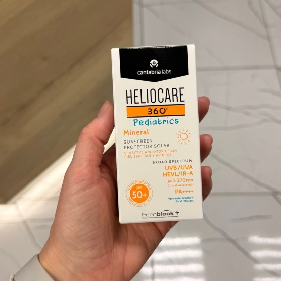 Солнцезащитный минеральный фотопротектор для детей Heliocare 360º Pediatrics Mineral SPF 50+