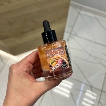 Масло укрепляющее для ногтей с шиммером Milv "Peach", 50 мл
