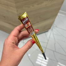 Хна мехенди - паста для временного тату коричневая, Индия