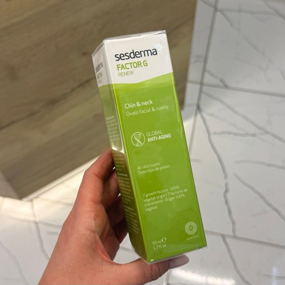 Средство Sesderma FACTOR G RENEW омолаживающее для овала лица и шеи 50мл, Испания