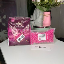 Горячий пленочный воск Cherry Pink" Вишня", для депиляции в гранулах 100 г, Italwax