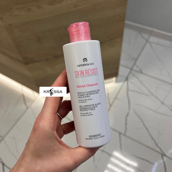 Очищающее средство для лица и глаз SKIN RESIST Velvet Cleanser Cantabria Labs, 200 мл
