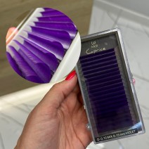 Ресницы D 0.10 Le Mat Фиолетовые Violet Миксы (8-15 мм)