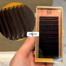Ресницы B 0.10 коричневые Tiramisu Le Mat "Bronze" Миксы (6-13 мм)